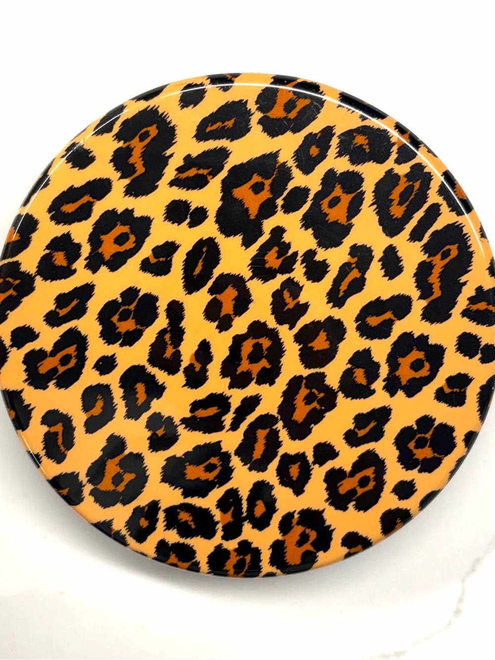 Pop Sonic Portable Compact Led 1x/5x Mirror - Leopard